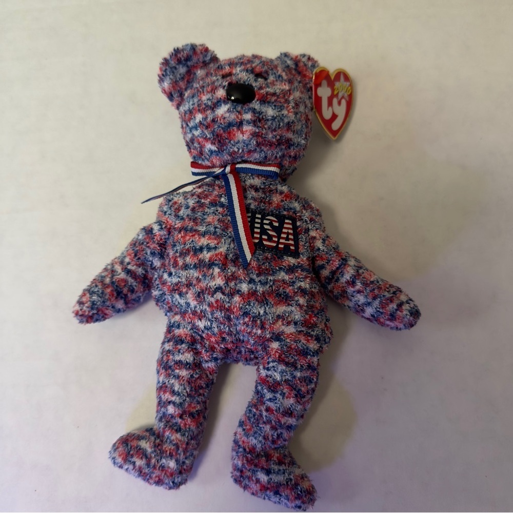 Ty Beanie Babies Peace Bear - Picture 3 of 10